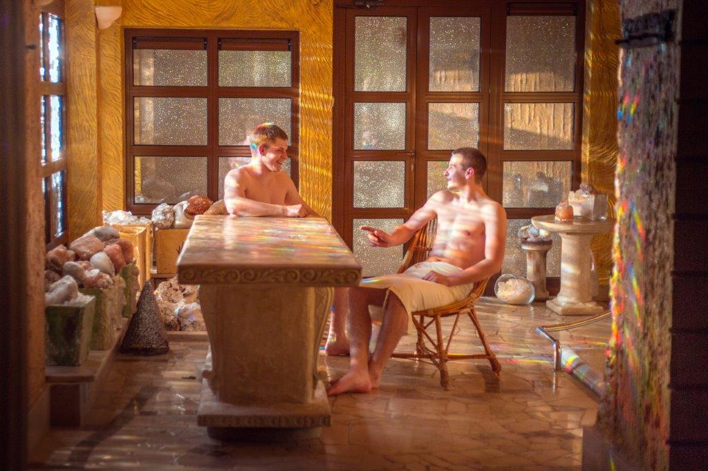 Rilassamento nei bagni romani della Manor House Spa