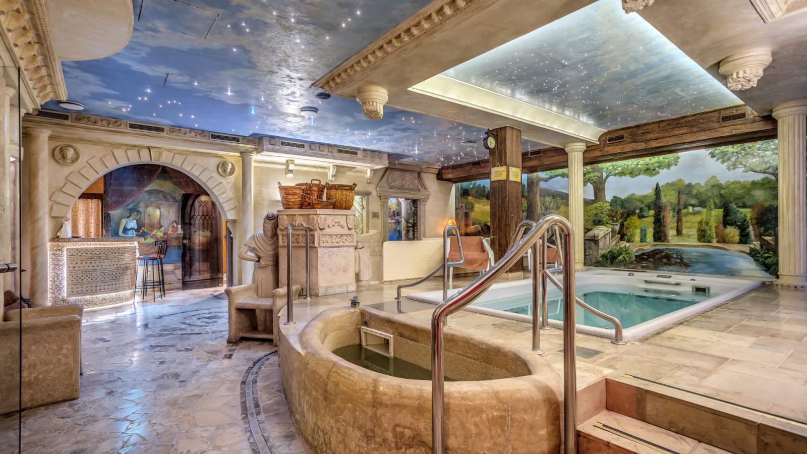 Complesso delle terme romane Manorhouse Poi 0190panorama