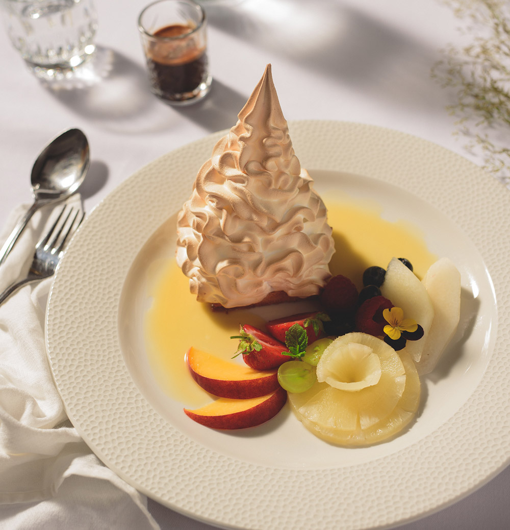 Dessert Gelato alla meringa