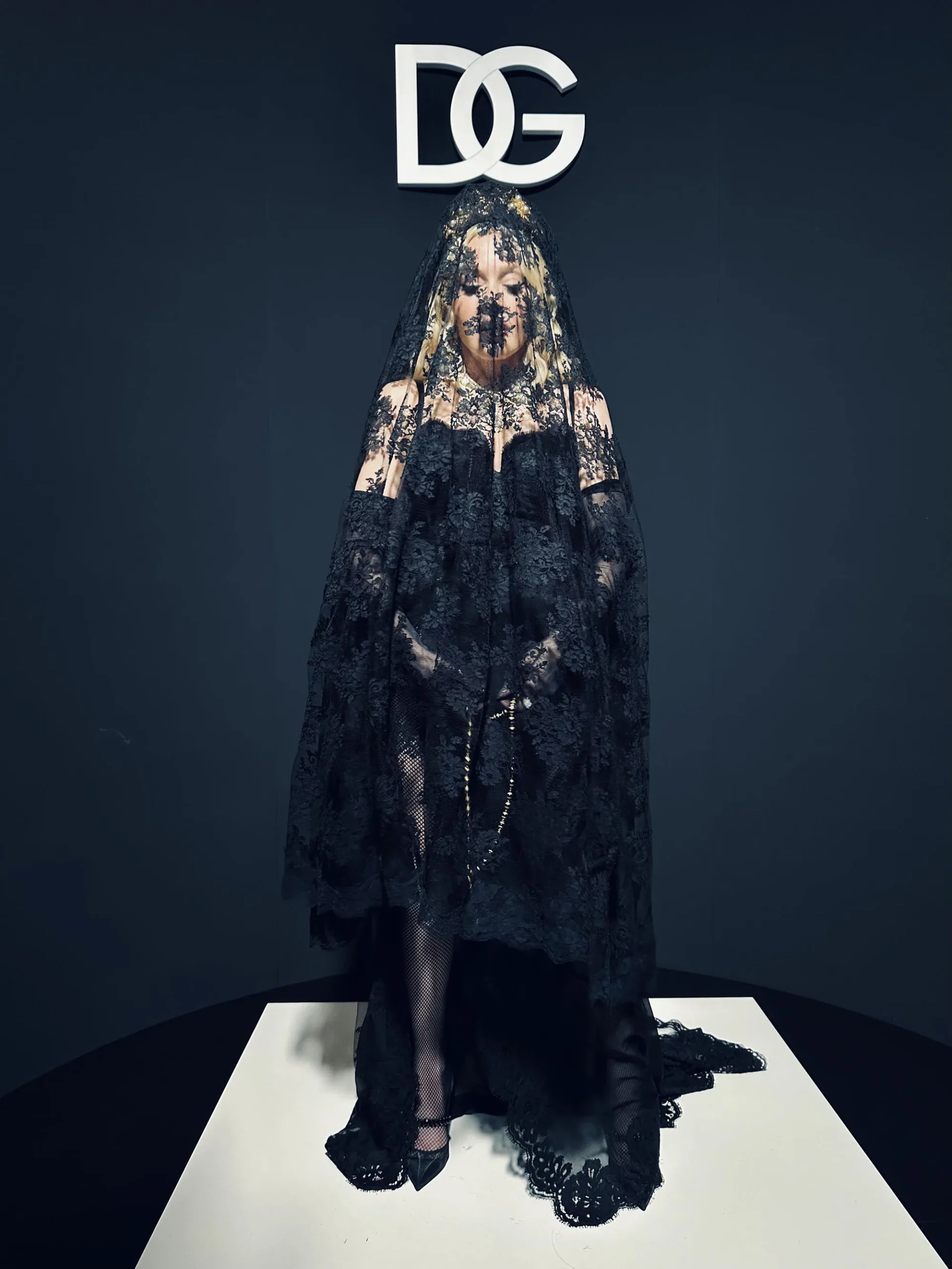 Madonna Dg Settimana della moda di Milano 2