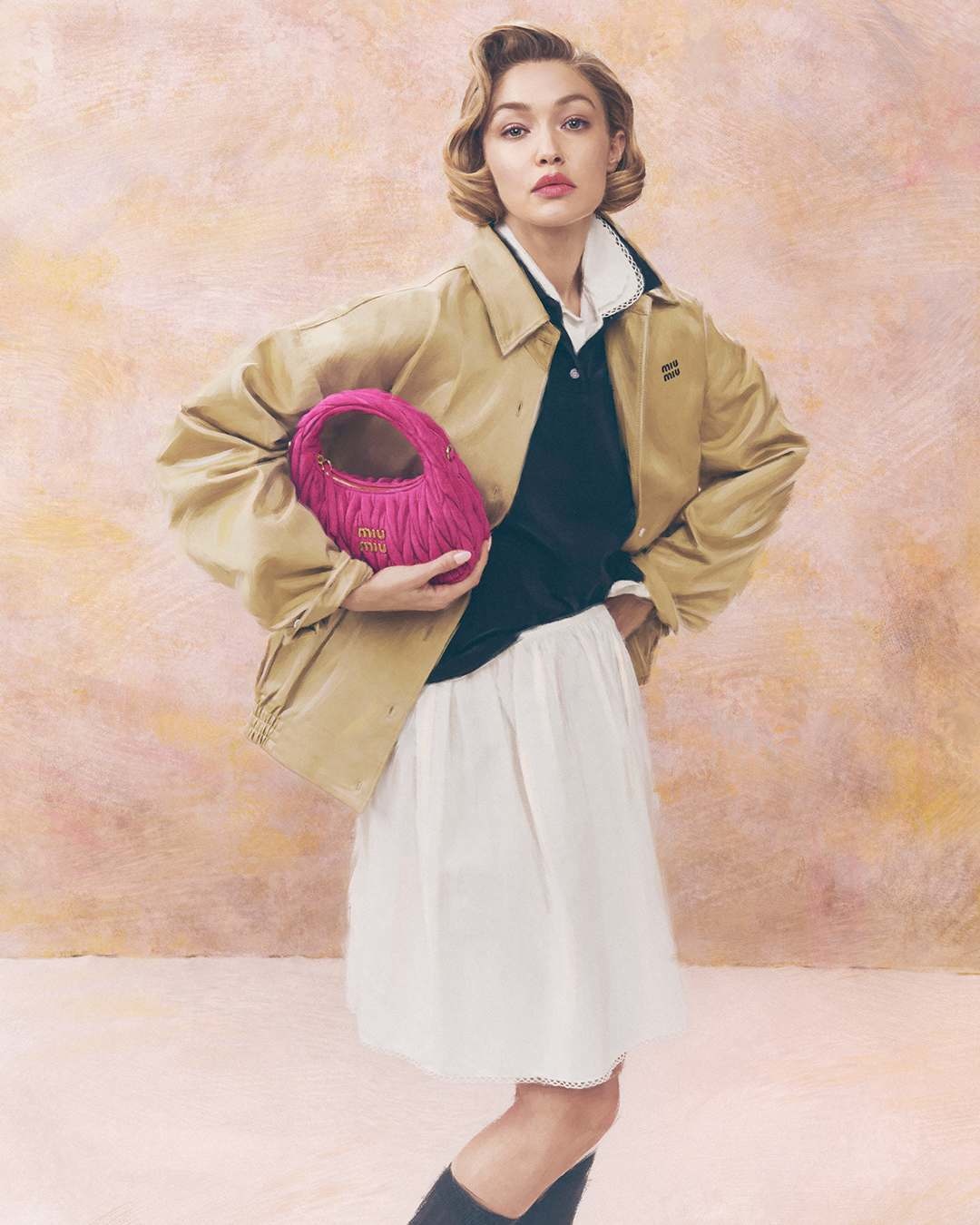 L'ultima campagna di Miu Miu con Gigi Haddid3