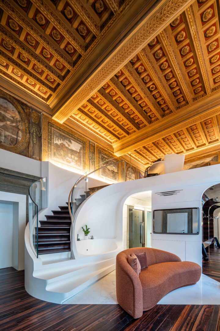 Interni dell&rsquo;Hotel Romeo Roma