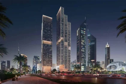 Progetto Jumeirah Residences Emirates Towers di Scda Architects a Dubai