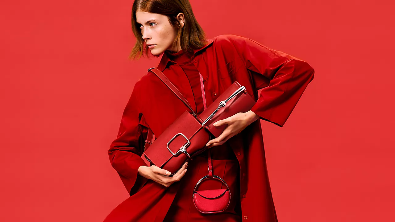 Borsa Hermes bordeaux