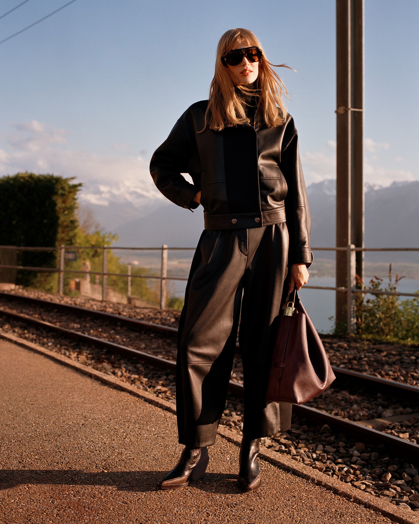 Borsa bordeaux Lv 1