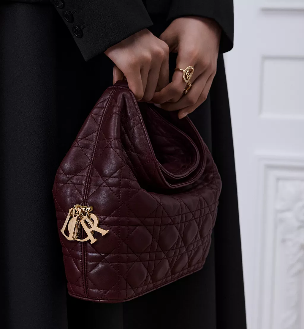 Borsa bordeaux Dior