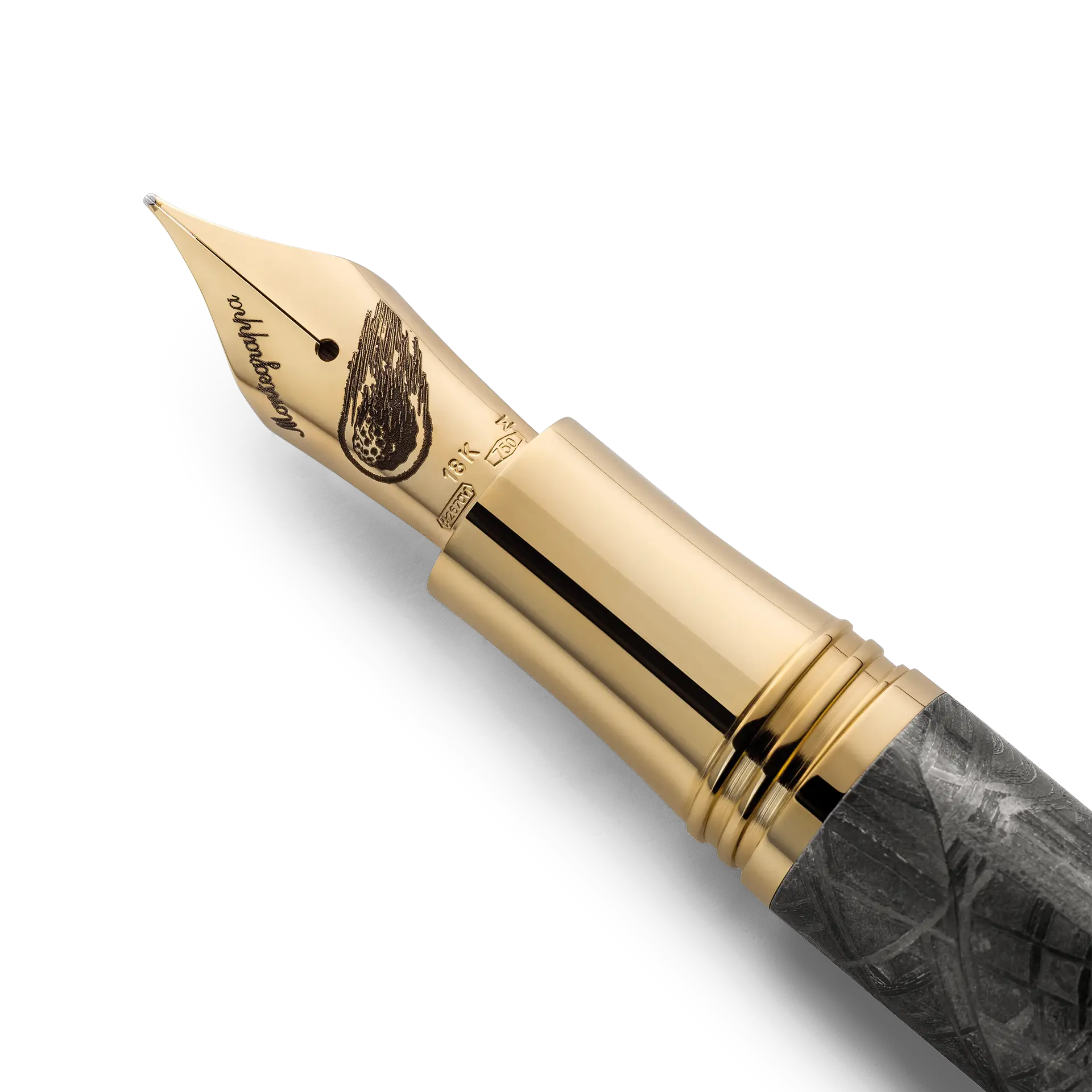 Montegrappa Muonionalusta Meteorite Penna Stilografica2