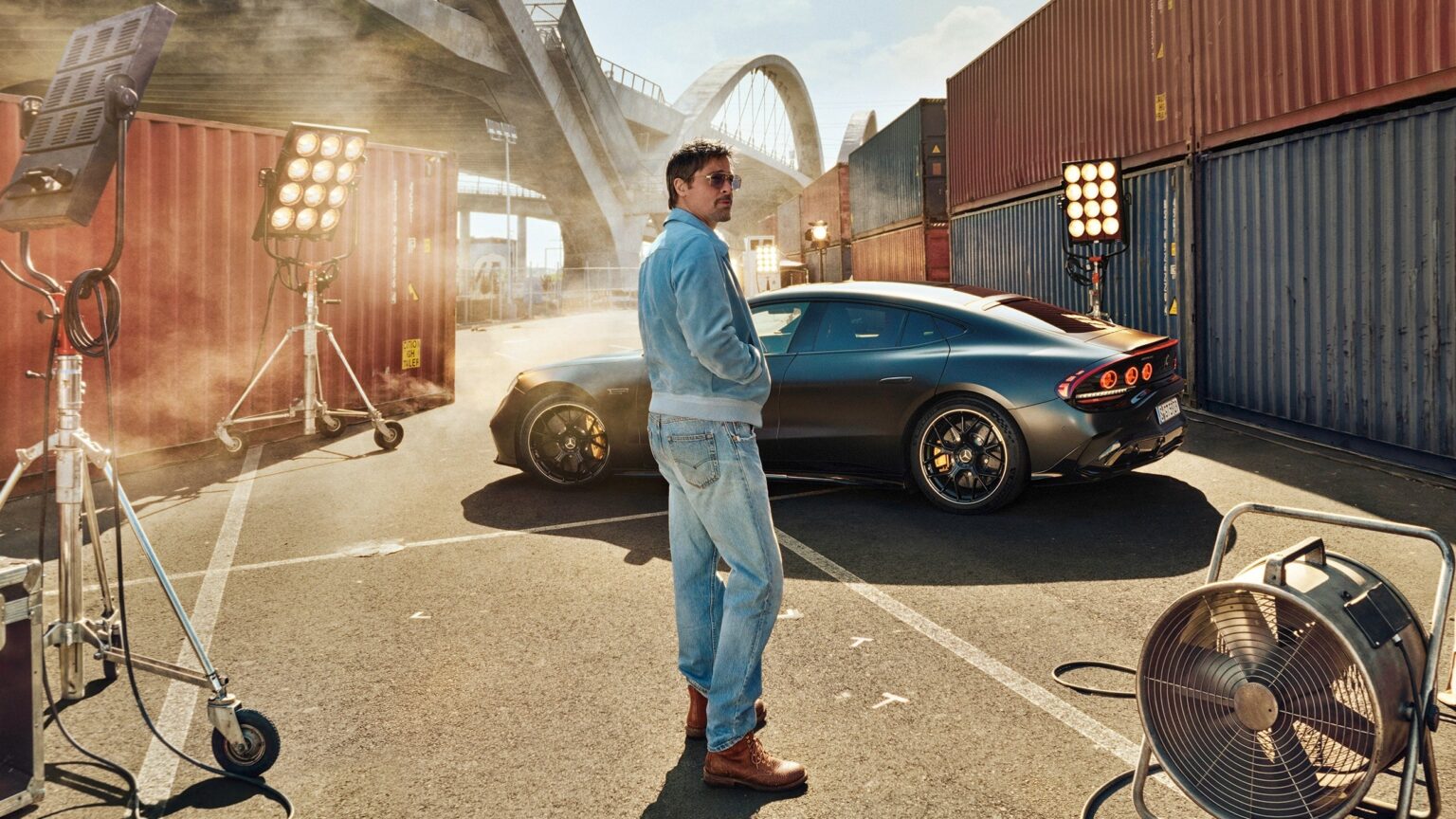 Brad Pitt e Mercedes Amg